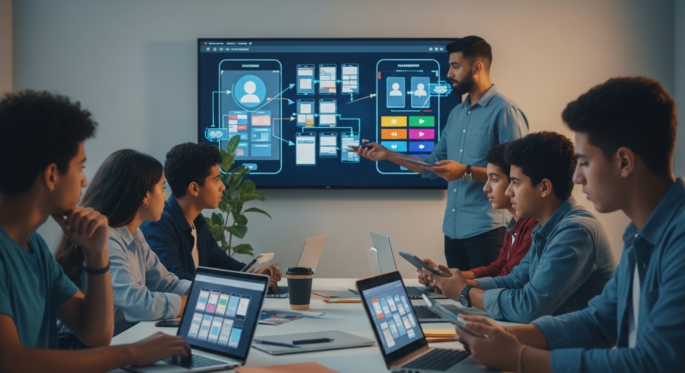 تصميم تجربة المستخدم لليافعين